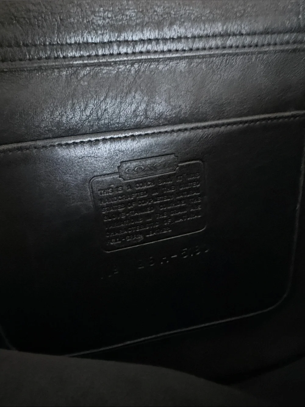 Coach Black Leather Briefcase Messenger with Top Handle